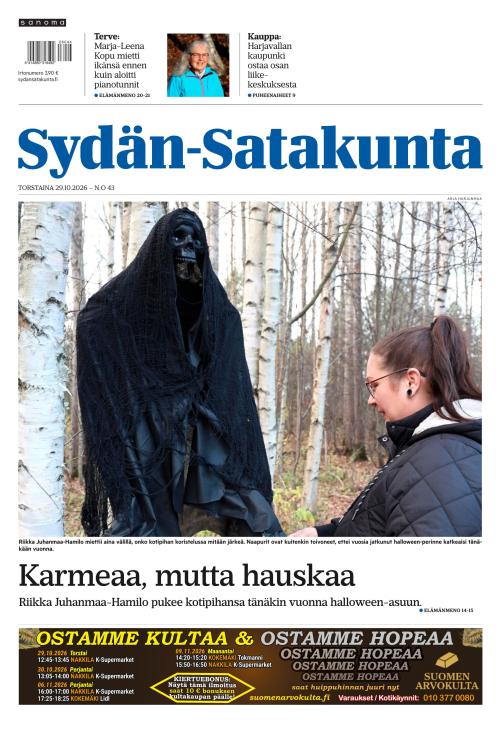 Sydän-Satakunta ja Jokilaakso 29.10.2026