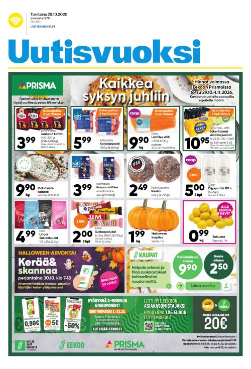 Uutisvuoksi 29.10.2026