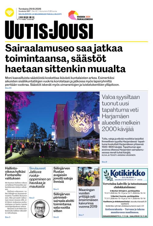 Uutis-Jousi 29.10.2026