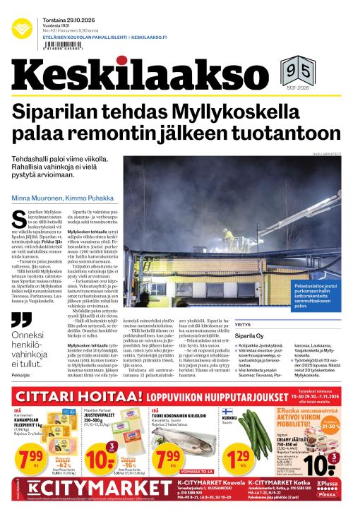 Keskilaakso 29.10.2026