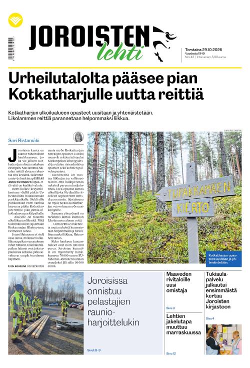 Joroisten Lehti 29.10.2026