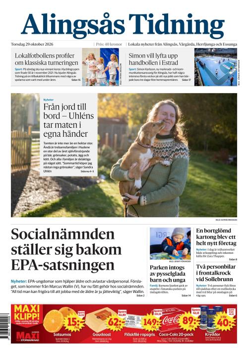 Alingsås Tidning 29.10.2026