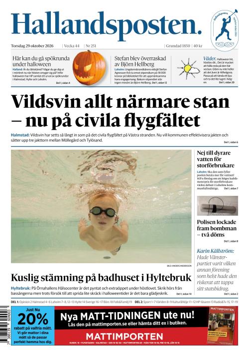 Hallandsposten 29.10.2026