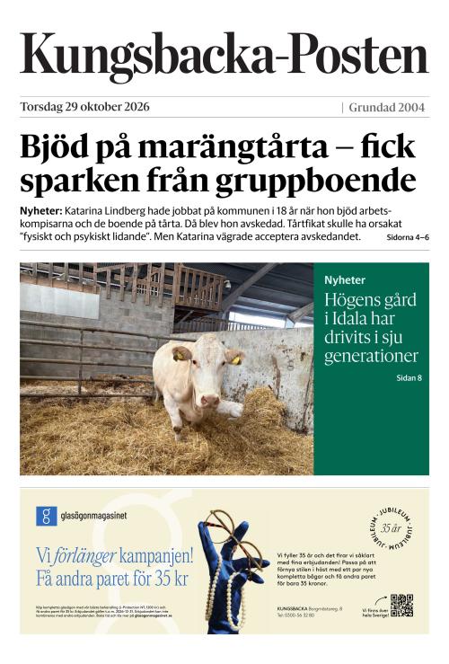 Kungsbacka-Posten 29.10.2026