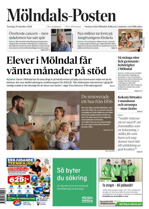 Mölndals-Posten 29.10.2026