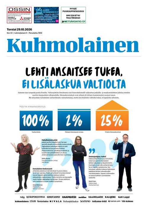Kuhmolainen 29.10.2026