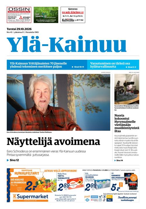 Ylä-Kainuu 29.10.2026