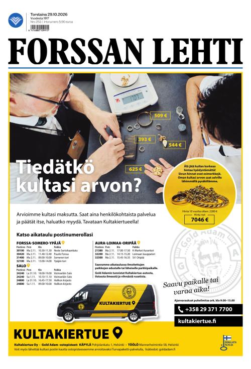 Forssan Lehti 29.10.2026
