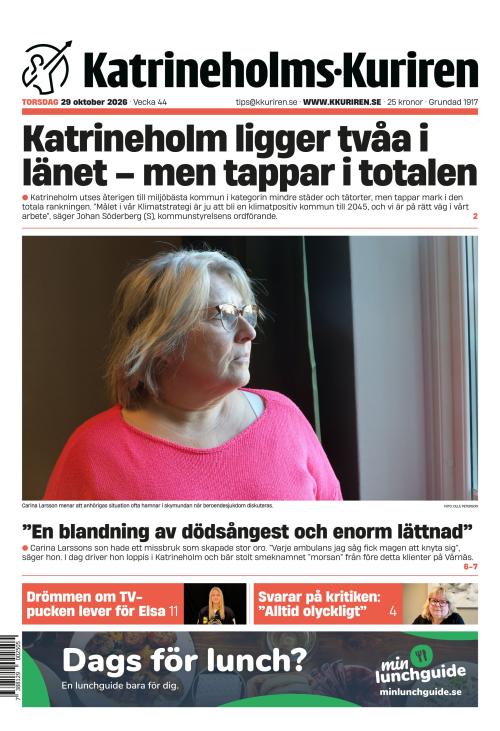 Katrineholms-Kuriren 29.10.2026