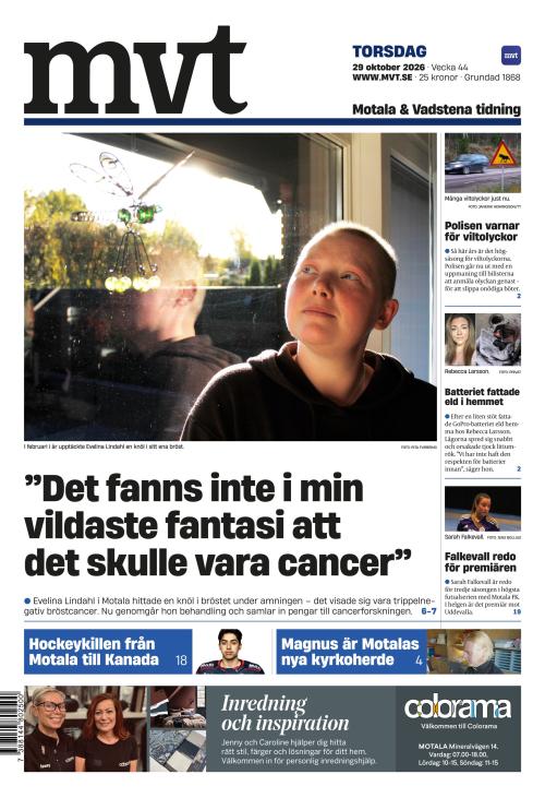 Motala Vadstena Tidning 29.10.2026