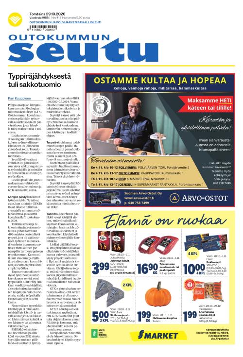 Outokummun Seutu 29.10.2026
