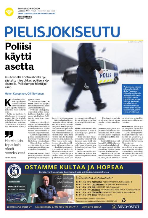 Pielisjokiseutu 29.10.2026