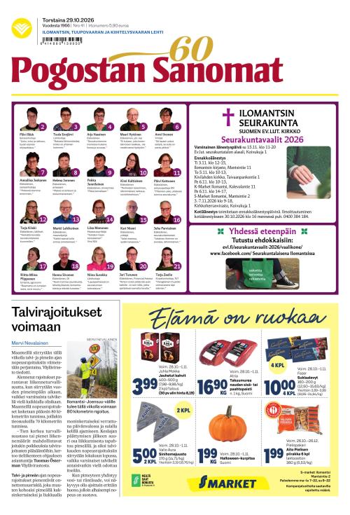 Pogostan Sanomat 29.10.2026