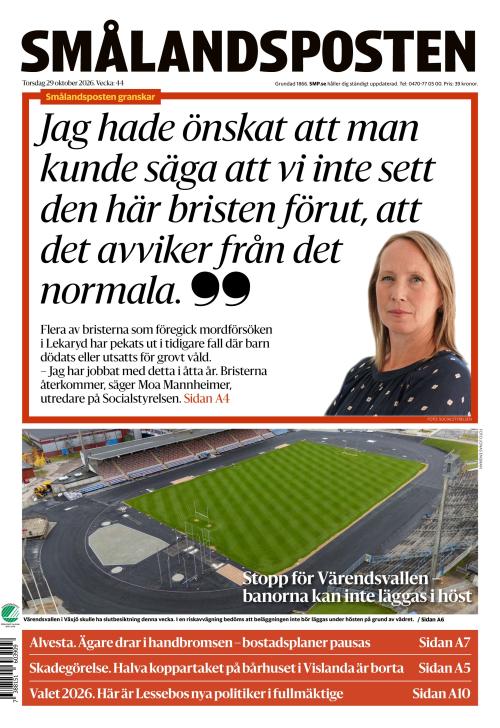 Smålandsposten 29.10.2026