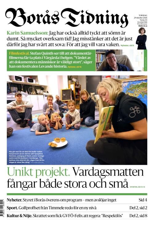 Borås Tidning 29.10.2026