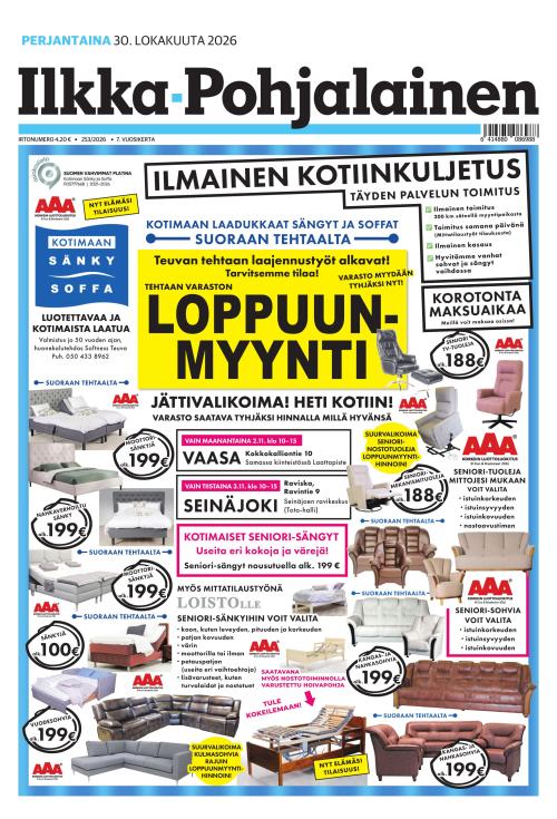 Ilkka-Pohjalainen 30.10.2026