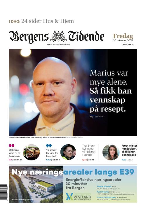 Bergens Tidende 30.10.2026