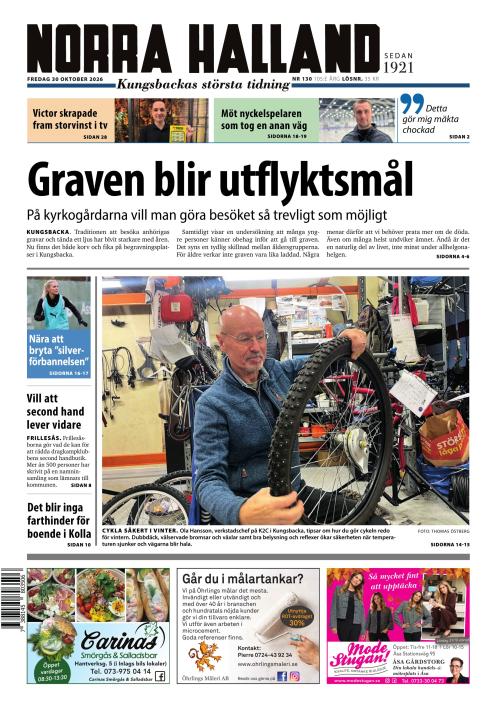 Norra Halland 30.10.2026
