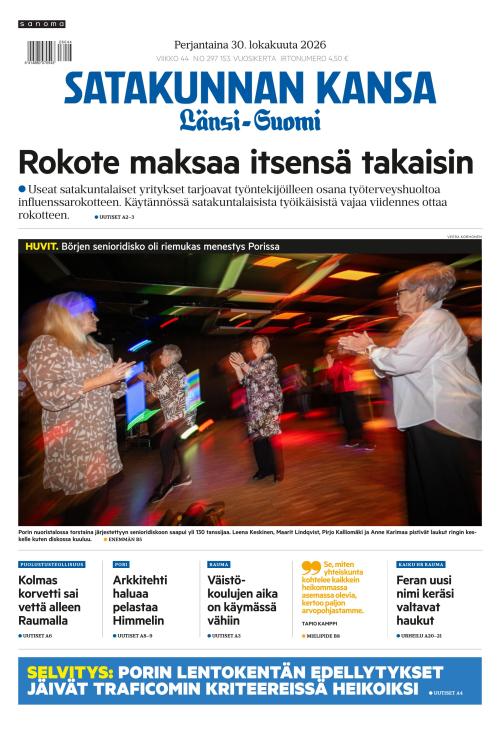 Satakunnan Kansa Länsi-Suomi 30.10.2026
