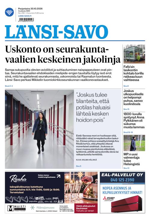 Länsi-Savo 30.10.2026