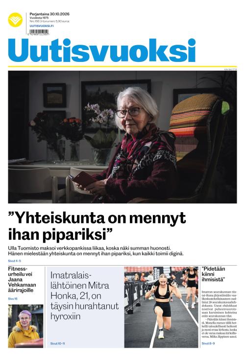 Uutisvuoksi 30.10.2026