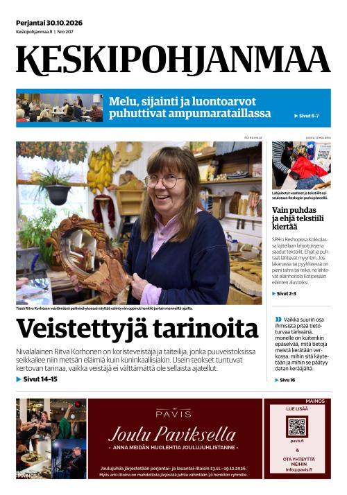 Keskipohjanmaa 30.10.2026