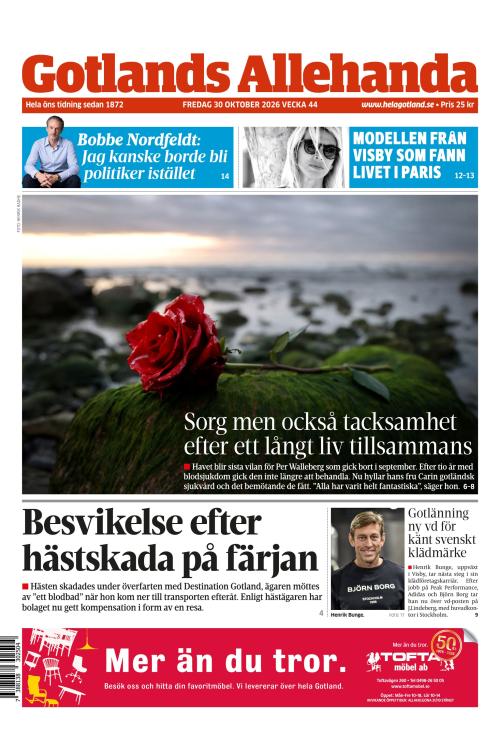 Gotlands Allehanda 30.10.2026