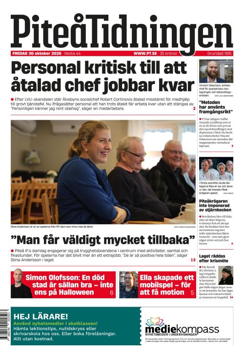 Piteå-Tidningen 30.10.2026