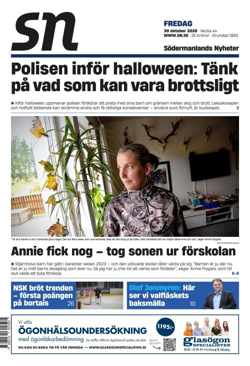 Södermanlands Nyheter 30.10.2026