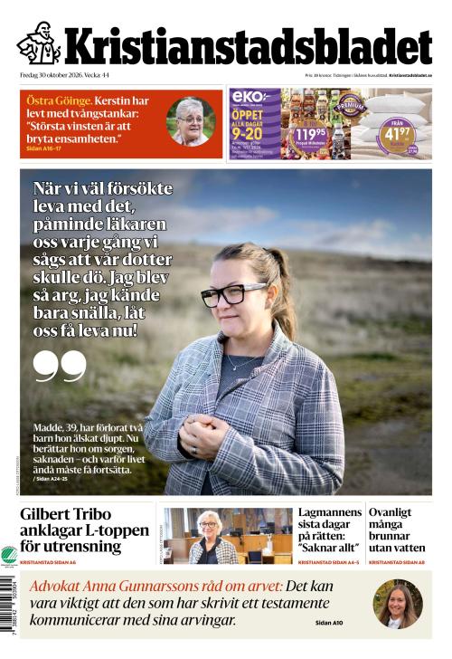 Kristianstadsbladet 30.10.2026