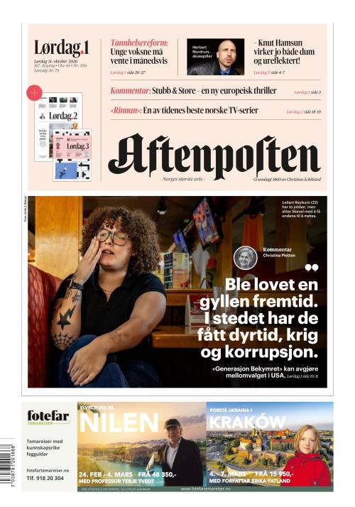 Aftenposten 31.10.2026