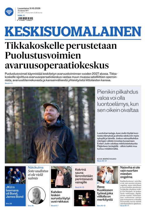 Keskisuomalainen 31.10.2026