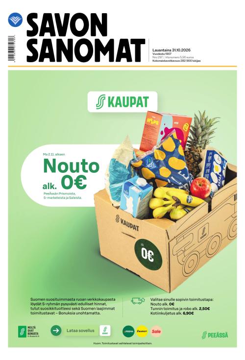 Savon Sanomat 31.10.2026
