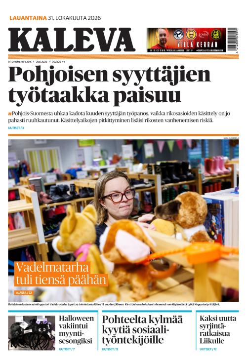 Kaleva 31.10.2026
