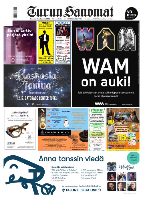 Turun Sanomat 31.10.2026