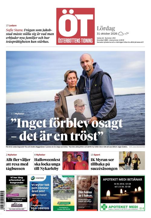 Österbottens Tidning 31.10.2026