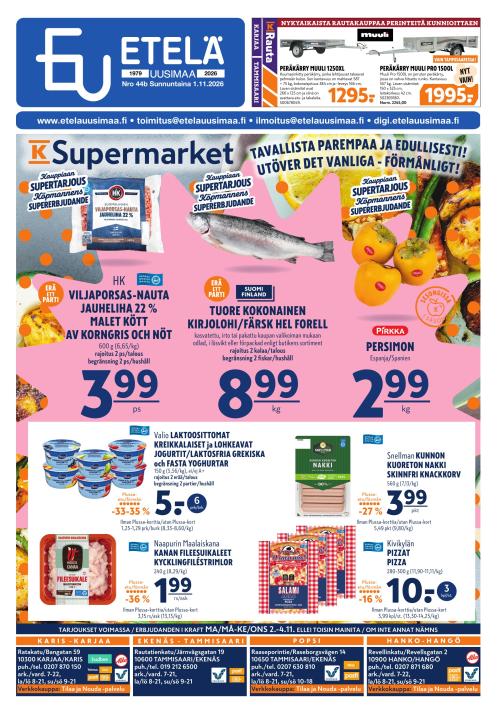 Etelä-Uusimaa 1.11.2026
