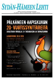 Sydän-Hämeen Lehti 24.08.2010