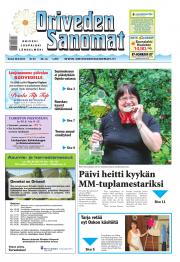 Oriveden Sanomat 28.08.2014