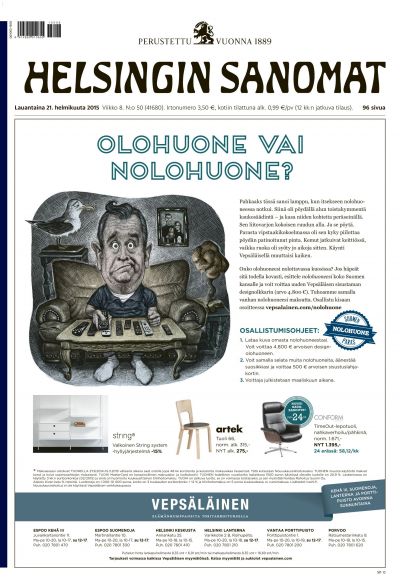 Helsingin Sanomat 21.02.2015 Lehtiluukku.fi Helsingin Sanomat 21.02.2015 Lehtiluukku.fi