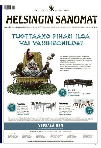 Helsingin Sanomat 23.05.2015 Lehtiluukku.fi Konkeli testaa: Biltema 23 033 Bluetooth kuulokkeet
