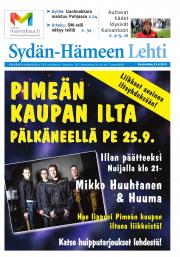 Sydän-Hämeen Lehti 23.09.2015