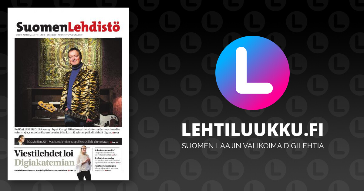 Suomen Lehdistö 08/2016 